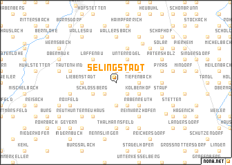 map of Selingstadt