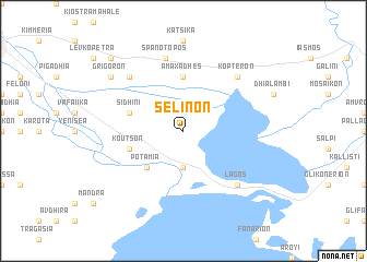 map of Sélinon