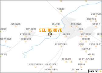 map of Selinskoye