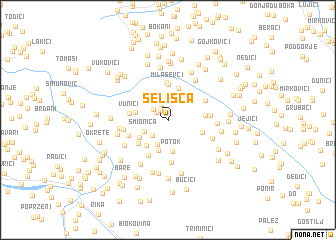 map of Selišća