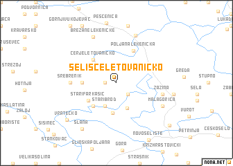 map of Selišće Letovaničko