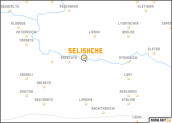 map of Selishche