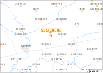 map of Selishche