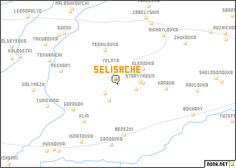 map of Selishche