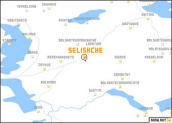 map of Selishche