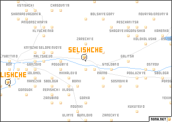 map of Selishche