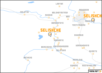 map of Selishche