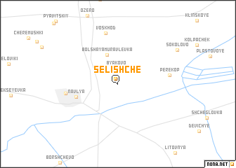 map of Selishche