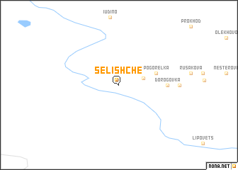 map of Selishche