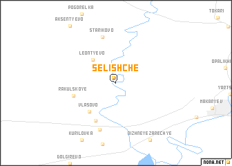 map of Selishche