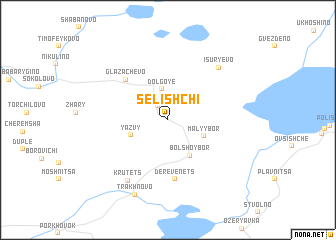 map of Selishchi