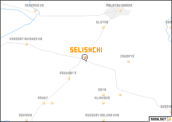 map of Selishchi