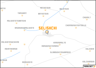 map of Selishchi