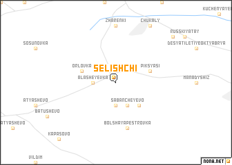 map of Selishchi