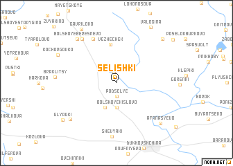 map of Selishki