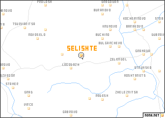 map of Selishte