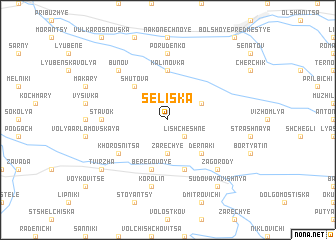 map of Selisʼka