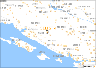 map of Selišta