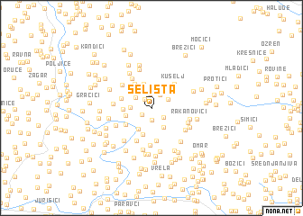 map of Selišta