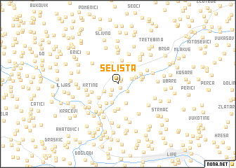 map of Selišta