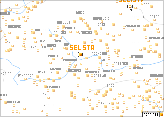 map of Selišta