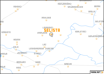 map of Selišta