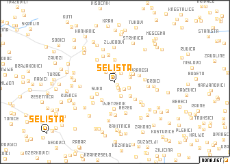 map of Selišta
