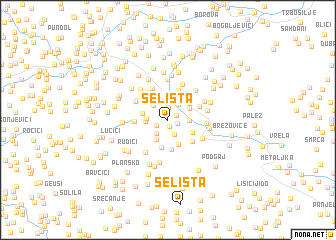 map of Selišta