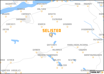 map of Seliştea