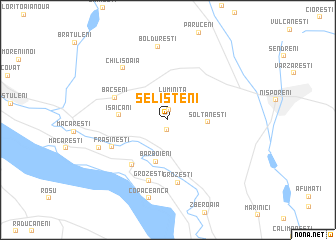 map of Selişteni