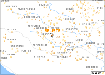 map of Selište