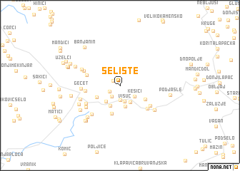 map of Selište
