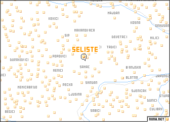 map of Selište