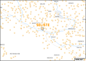 map of Selište