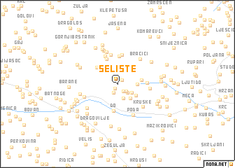 map of Selište