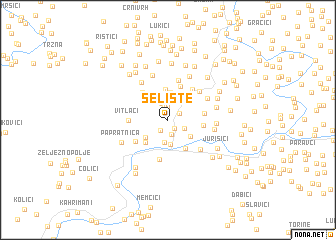 map of Selište