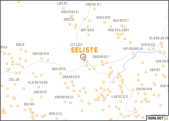 map of Selište