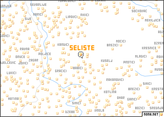 map of Selište