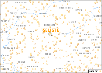 map of Selište