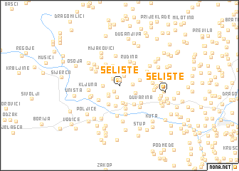 map of Selište