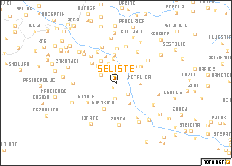 map of Selište