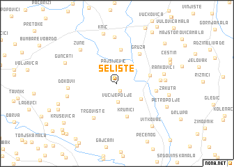 map of Selište