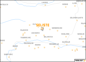 map of Selište