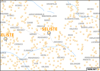 map of Selište