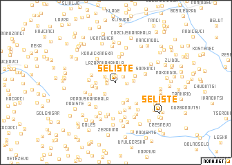 map of (( Selište ))