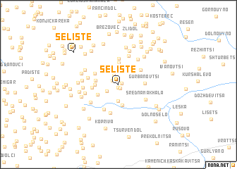 map of Selište