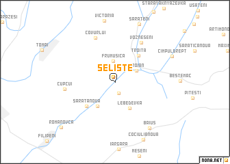 map of Selişte