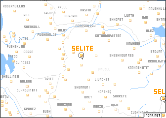 map of Selitë