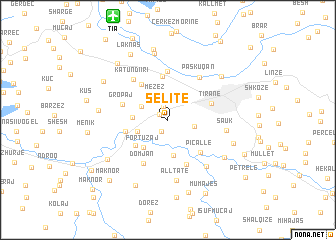 map of Selitë