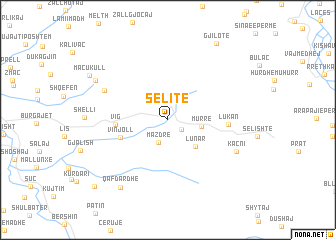 map of Selitë